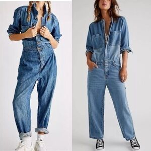 NWT Free People We The Free Townes Coverall In Color High Noon